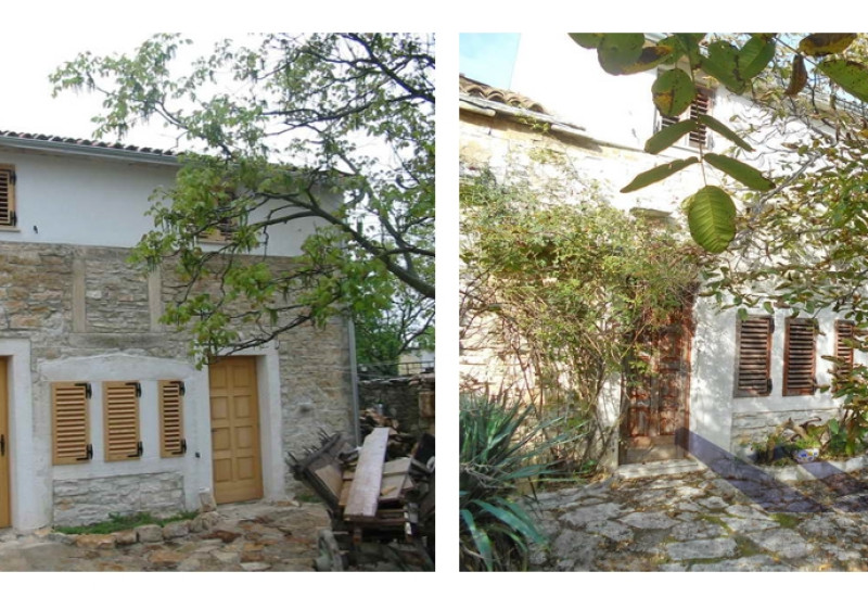 Renovirana kamena kuća, Čabrunići.